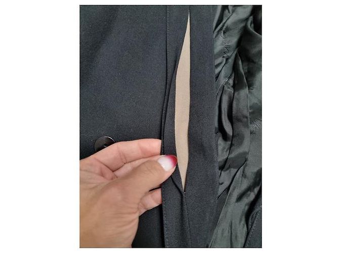 Marc Cain Black Wool Jacket M - view 3