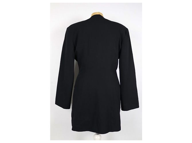 Marc Cain Black Wool Jacket M - view 5