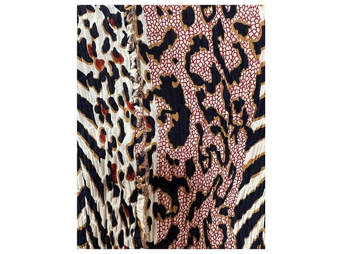 Falda Nanushka con Estampado Animal de Viscosa Multicolor - vista 6