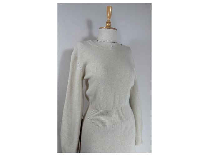 Theory Kaschmirkleid Beige M - Ansicht 2