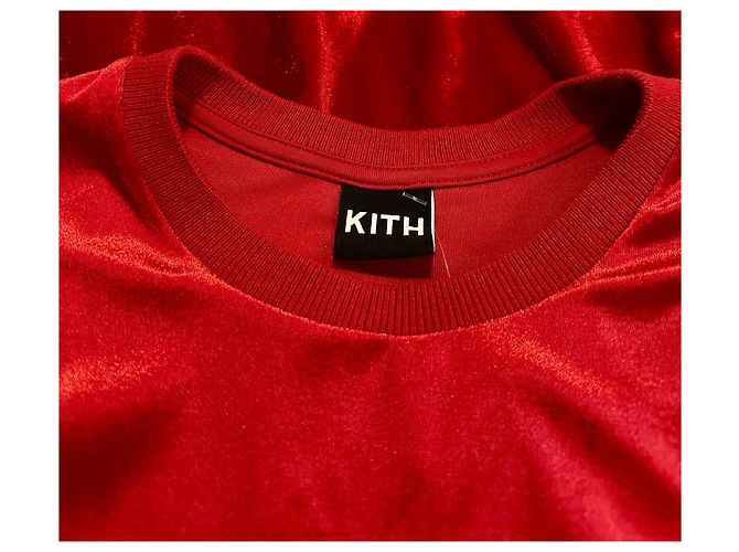Autre Marque Sudadera de terciopelo roja Kith - vista 6