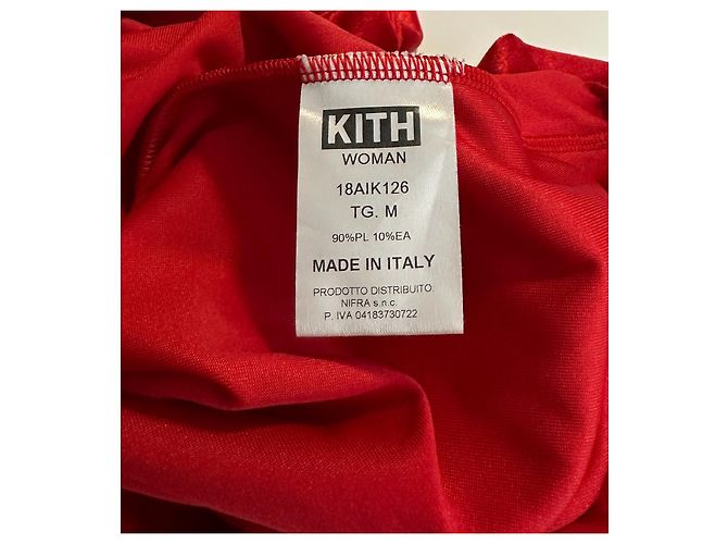 Autre Marque Sudadera de terciopelo roja Kith - vista 7