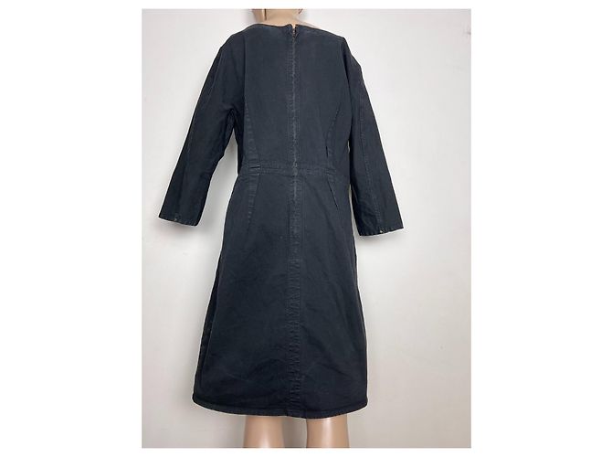Vestido de denim negro Bruuns Bazaar - vista 2