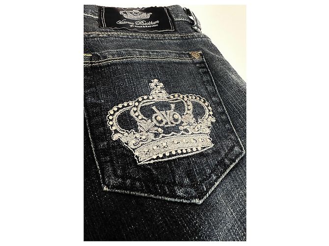 Vaqueros Victoria Beckham Rock&Republic de algodón azul Talla 30 - vista 4