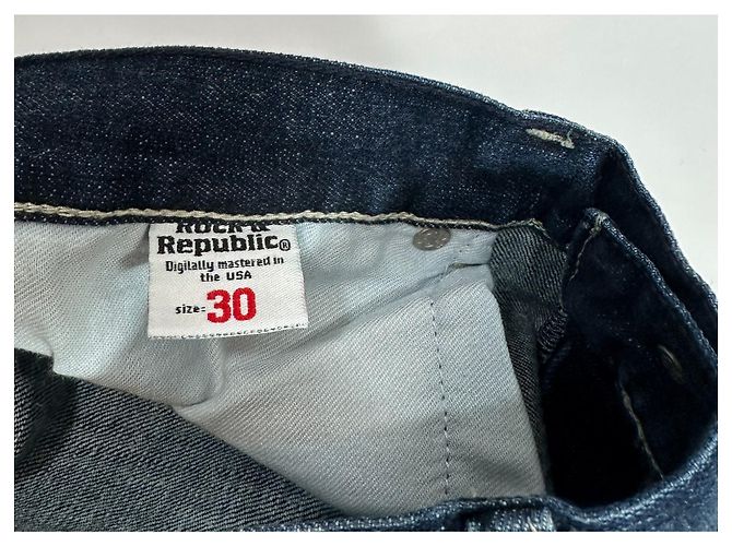 Vaqueros Victoria Beckham Rock&Republic de algodón azul Talla 30 - vista 6