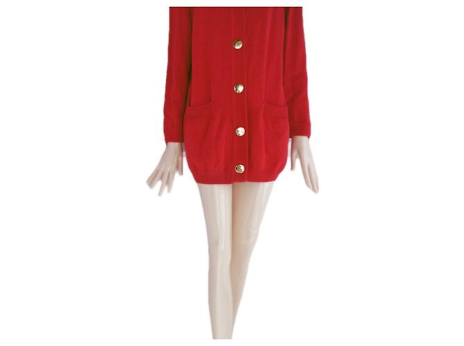 Yves Saint Laurent Cappotti, Cappotti Rosso - vista 8