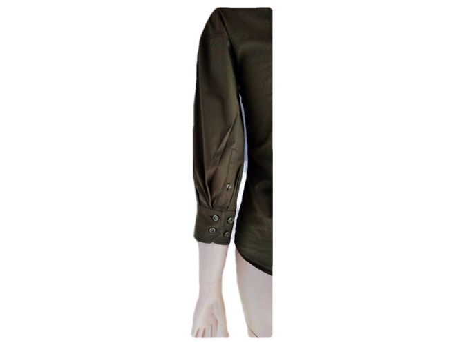 Yves Saint Laurent Tops Caqui - vista 7