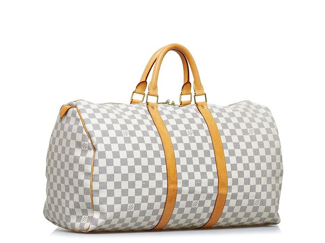 LOUIS VUITTON Borse da viaggio Keepall Bianco - vista 2