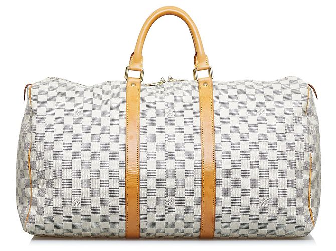 LOUIS VUITTON Borse da viaggio Keepall Bianco - vista 3