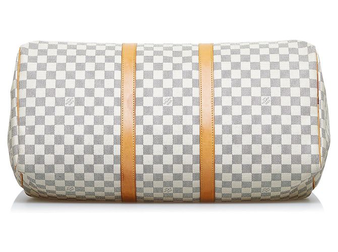 LOUIS VUITTON Borse da viaggio Keepall Bianco - vista 4