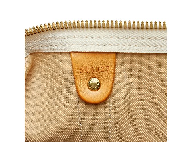 LOUIS VUITTON Borse da viaggio Keepall Bianco - vista 7