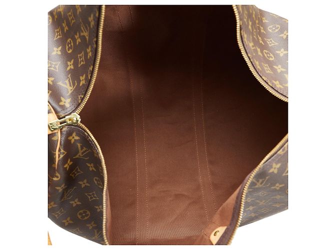 LOUIS VUITTON Sacs de voyage Keepall Marron - vue 5