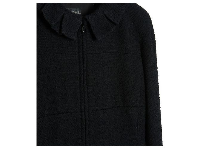 Chanel fr40 Jacket Set FW1997 Black Wool Bouclette - view 4