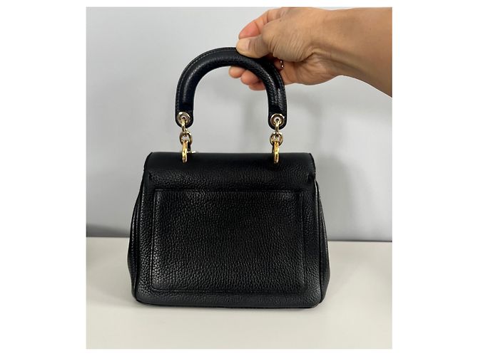 Borsa a mano Dior Be Dior in pelle nera - vista 2