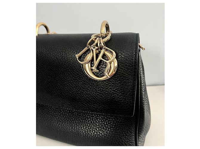 Borsa a mano Dior Be Dior in pelle nera - vista 6