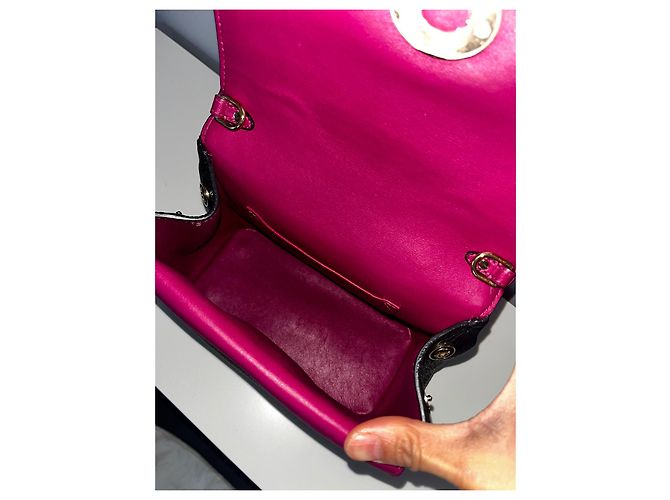 Borsa a mano Dior Be Dior in pelle nera - vista 8