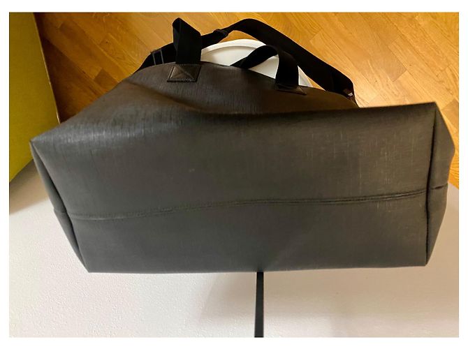 Borsa Tote Gucci in Tela Nera Nero - vista 11