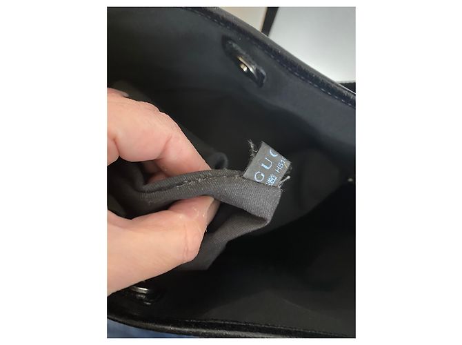 Borsa Tote Gucci in Tela Nera Nero - vista 19