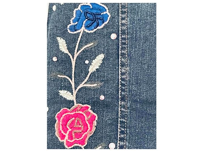Dolce & Gabbana Vaqueros de edición limitada con lentejuelas Azul - vista 2
