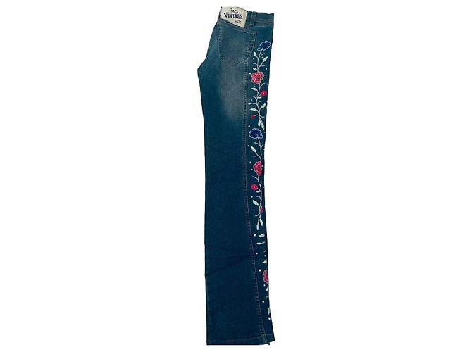 Dolce & Gabbana Vaqueros de edición limitada con lentejuelas Azul - vista 3