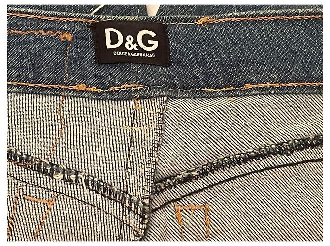Dolce & Gabbana Vaqueros de edición limitada con lentejuelas Azul - vista 4