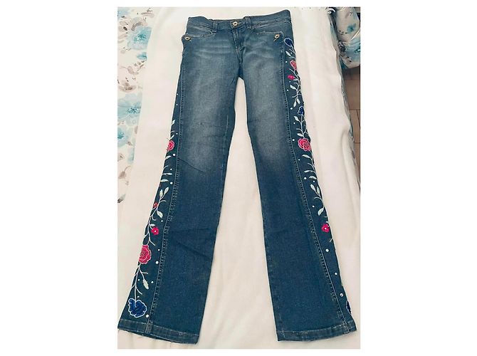 Dolce & Gabbana Vaqueros de edición limitada con lentejuelas Azul - vista 5