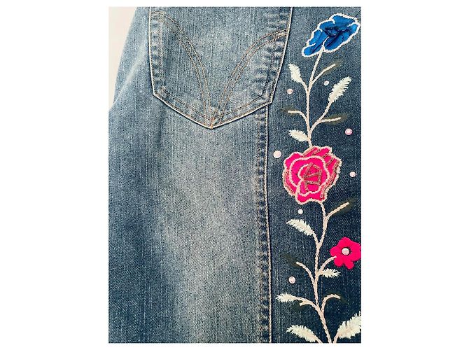 Dolce & Gabbana Vaqueros de edición limitada con lentejuelas Azul - vista 6