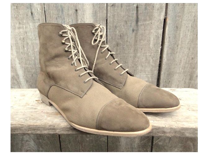 Salvatore Ferragamo botas p 41,5 Beige - vista 2