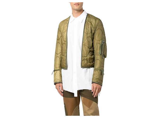 Greg Lauren Puffy Liner Cropped Ollie Grün - Ansicht 4