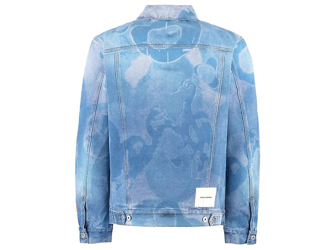 Heron Preston Denim Camou Reg Jacket Vintage - view 3