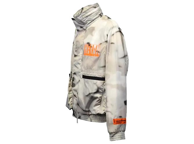 Heron Preston Giacca a vento mimetica - vista 3
