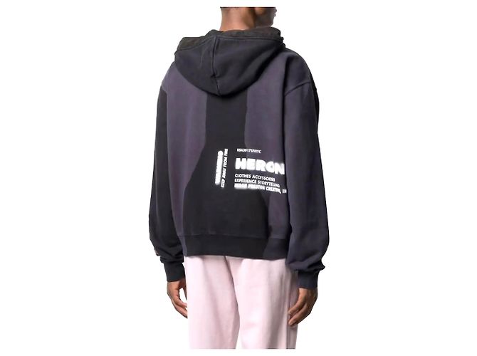Heron Preston HP Color Block Half Zip Hoodie - view 4