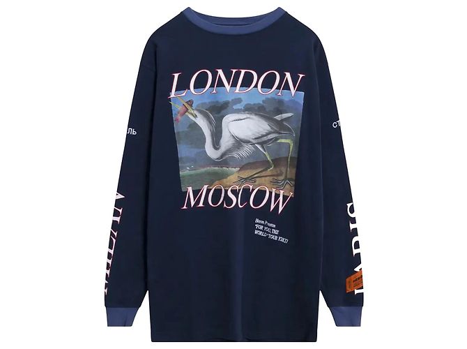 Heron Preston Langarm-Welttournee - Ansicht 2