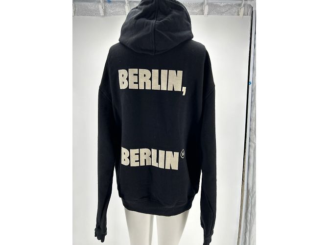Autre Marque Nicht Signiert / Unsignierte Strickwaren T.International S Baumwolle Schwarz - Ansicht 2