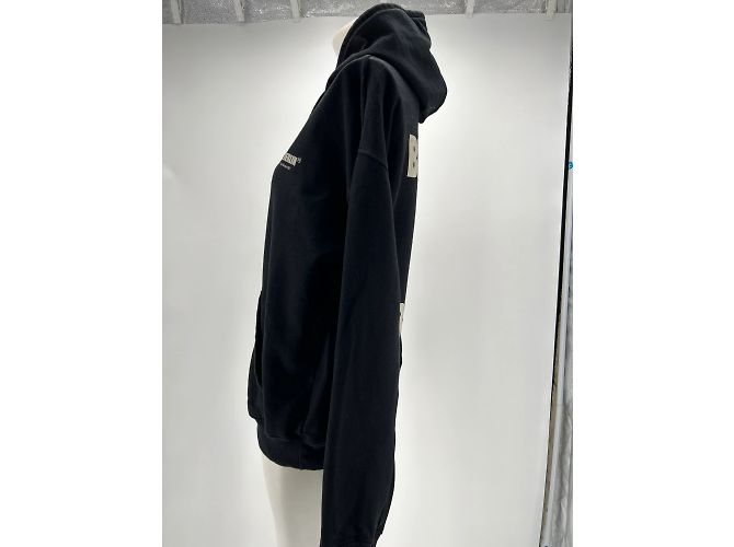 Autre Marque Nicht Signiert / Unsignierte Strickwaren T.International S Baumwolle Schwarz - Ansicht 3