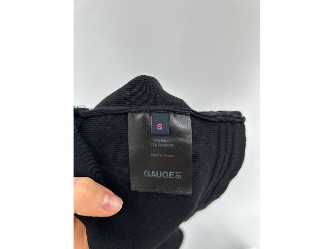 Autre Marque Gauge81 Tops T.International S Polyester Schwarz - Ansicht 5