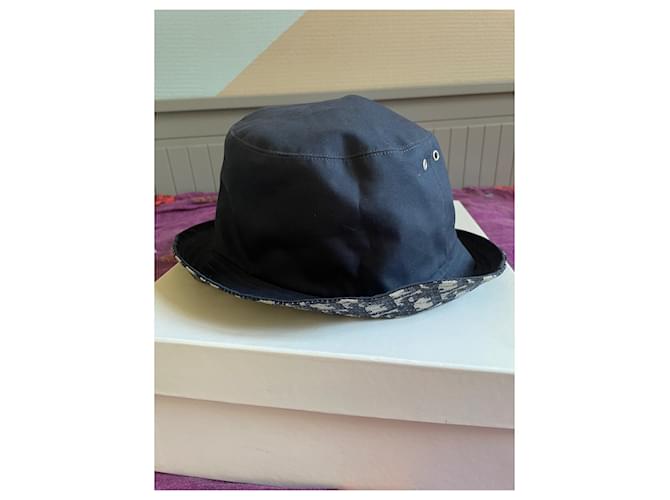 Cappello Teddy Bob Dior Monogramma Obliquo Blu - vista 6