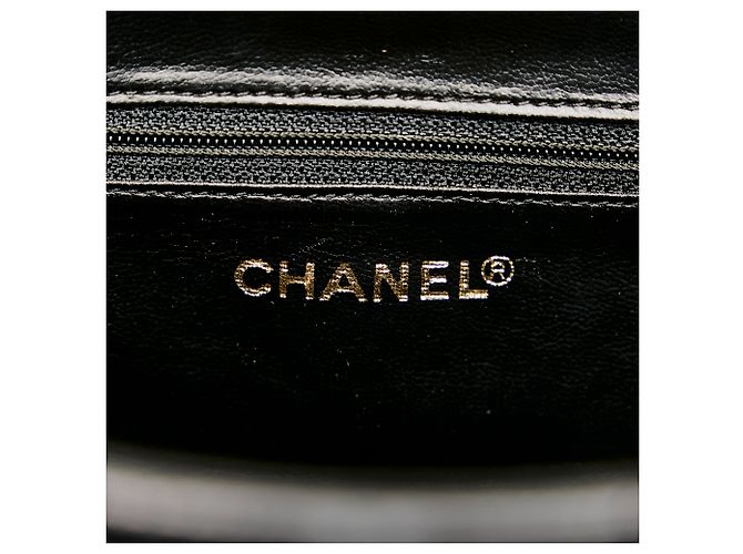 Vanity Beauty Case Chanel Black CC Caviar - vista 6