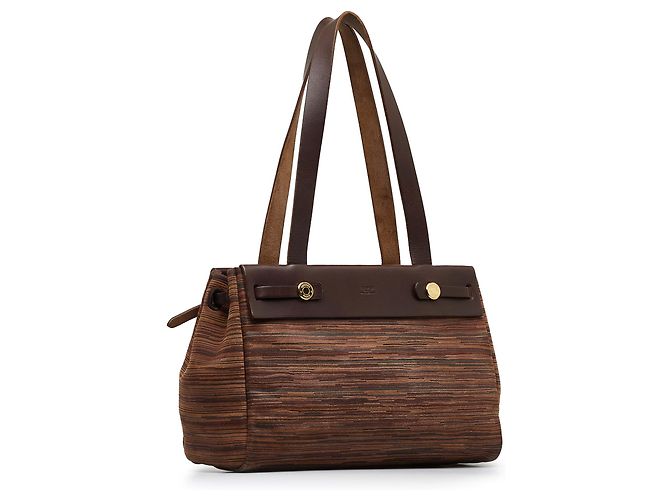 Hermès Hermes Brown Vibrato Herbag Cabas PM Braun - Ansicht 2