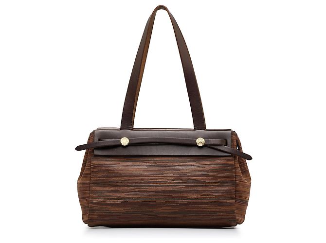 Hermès Hermes Brown Vibrato Herbag Cabas PM Braun - Ansicht 3