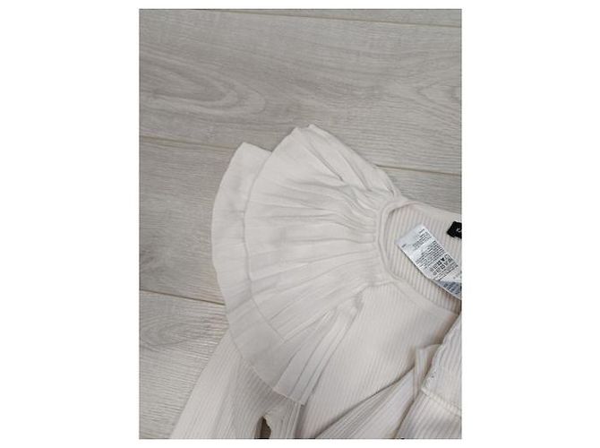 Karen Millen Maglieria Bianca in Viscosa M Bianco - vista 2