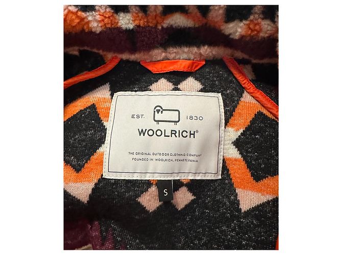Giacca Woolrich in jacquard e pile di lana sherpa Multicolore - vista 5