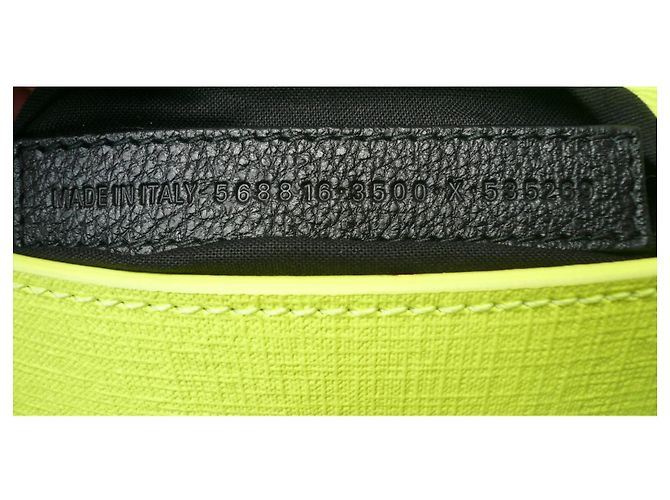 BALENCIAGA Pochette JAUNE ETAT NEUF Gelb - Ansicht 5