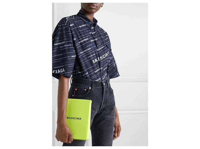 BALENCIAGA Pochette JAUNE ETAT NEUF Gelb - Ansicht 7