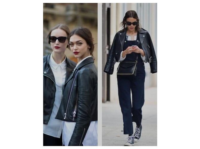 Saint Laurent Lederjacke Perfecto schwarz - Ansicht 7
