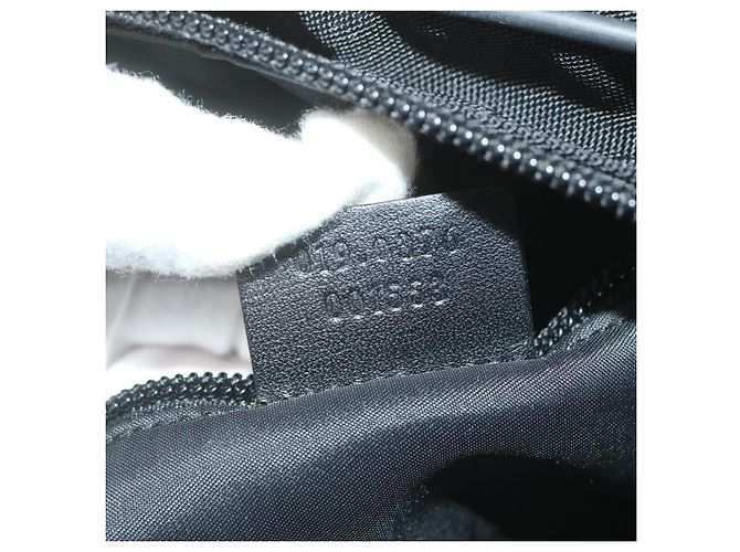 Bolsa de ombro GUCCI Nylon preta 019 0376 Ep de autenticação2399 Preto - vista 12
