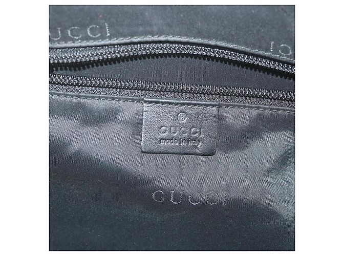 Bolsa de ombro GUCCI Nylon preta 019 0376 Ep de autenticação2399 Preto - vista 17