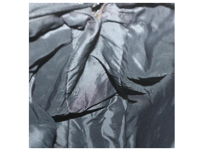 Bolsa de ombro GUCCI Nylon preta 019 0376 Ep de autenticação2399 Preto - vista 19