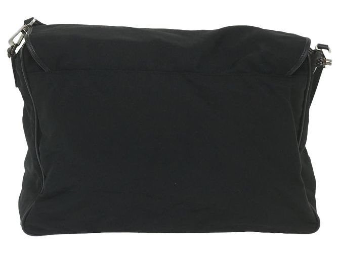 Bolsa de ombro GUCCI Nylon preta 019 0376 Ep de autenticação2399 Preto - vista 2
