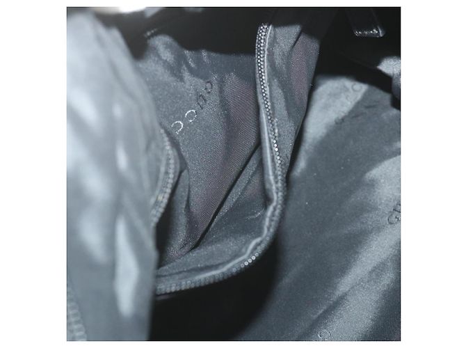 Bolsa de ombro GUCCI Nylon preta 019 0376 Ep de autenticação2399 Preto - vista 20
